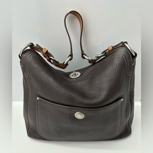 COACH Brown Pebbled Leather Handbag